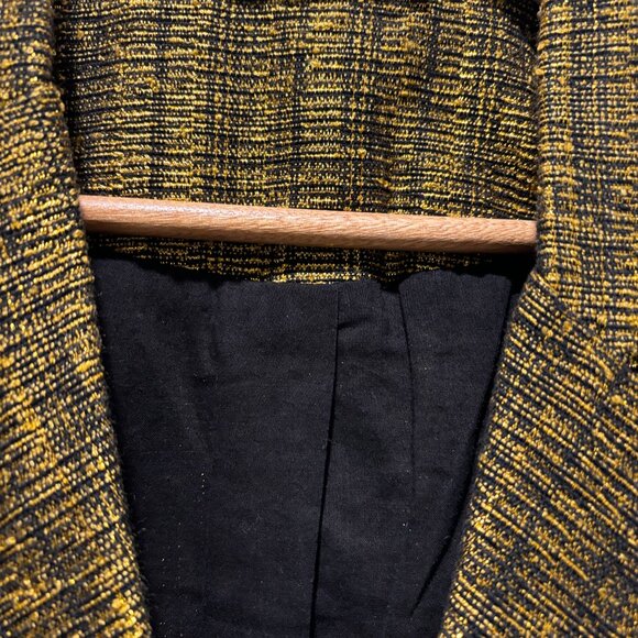Bronze Tweed Tie Waist Blazer FR 36 US S - Picture 4 of 5